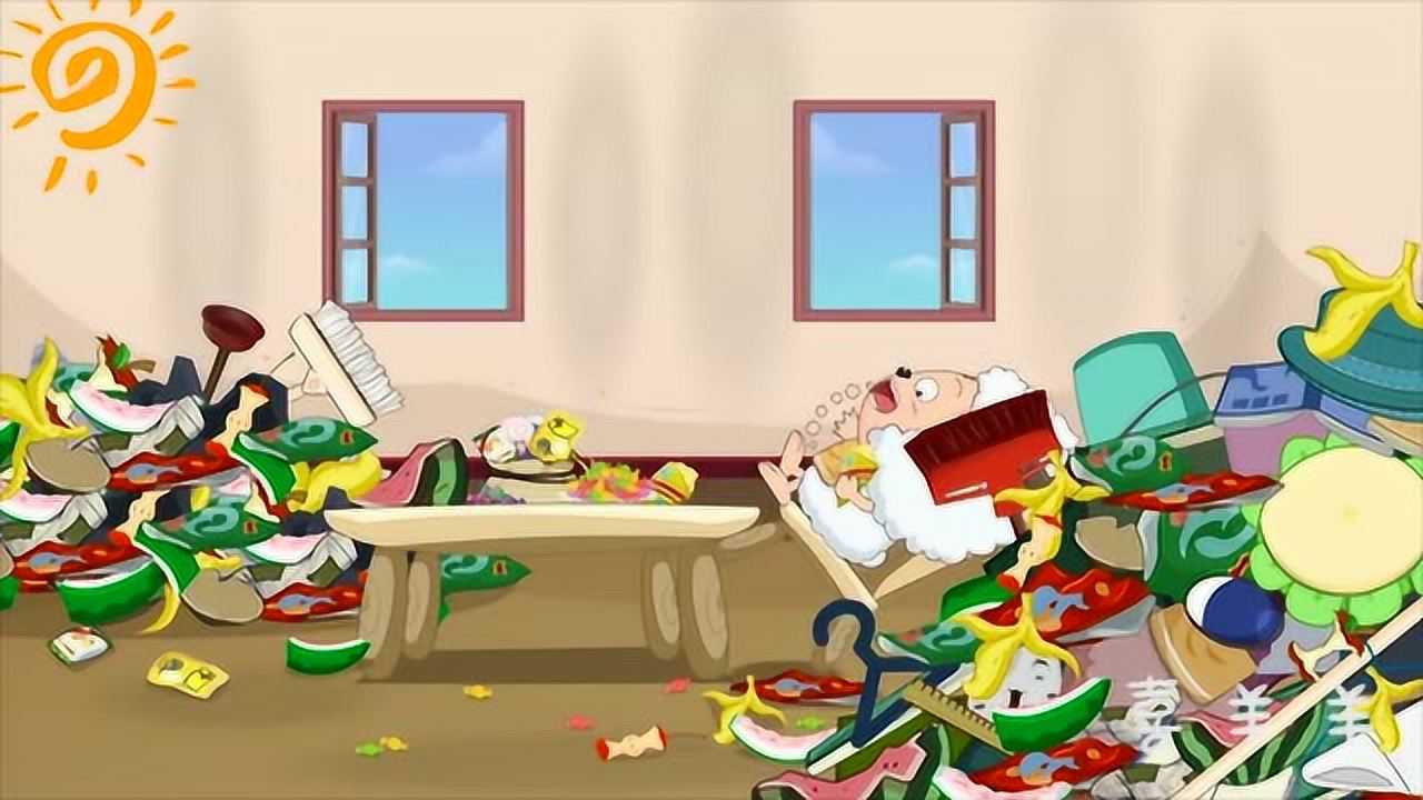 喜羊羊与灰太狼:懒洋洋做了什么,为什么房间里这么乱