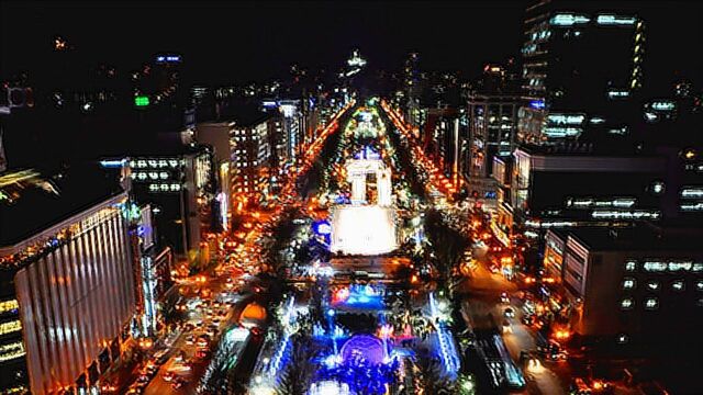 北海道震后第13天 札幌绝美夜景重现