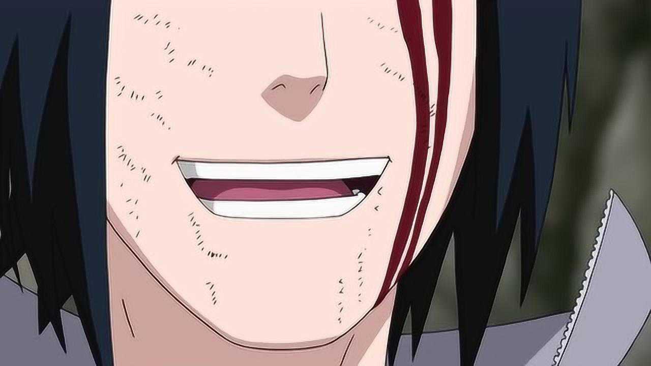 佐助在卡卡西面前大笑不止,卡卡西要直接干掉佐助了