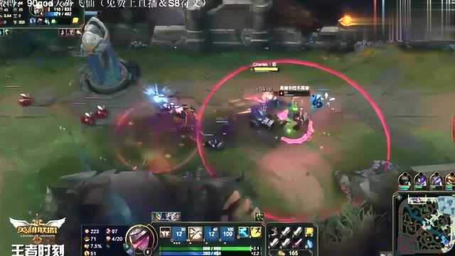 LOL国服第一剑姬90god 上单剑姬 vs 辛吉徳 无限单杀