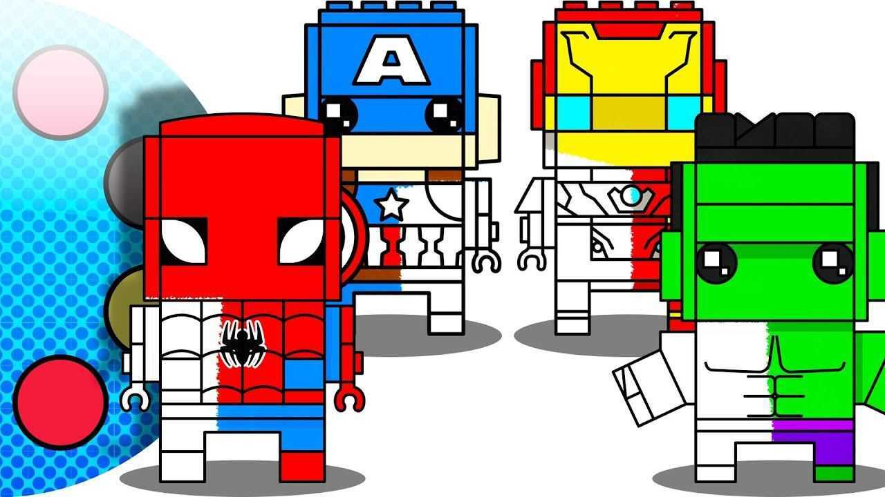 儿童简笔画:乐高超级英雄绿巨人