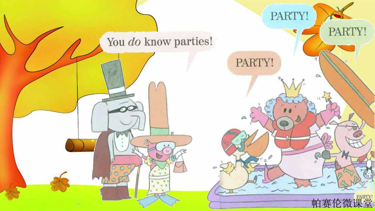 英语绘本阅读 i am invited to a party_腾讯视频