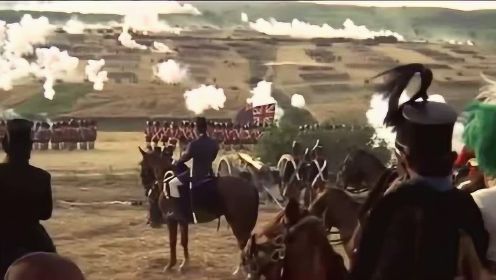 一部经典战争大片，滑铁卢战役再现拿破仑君王的辉煌之战