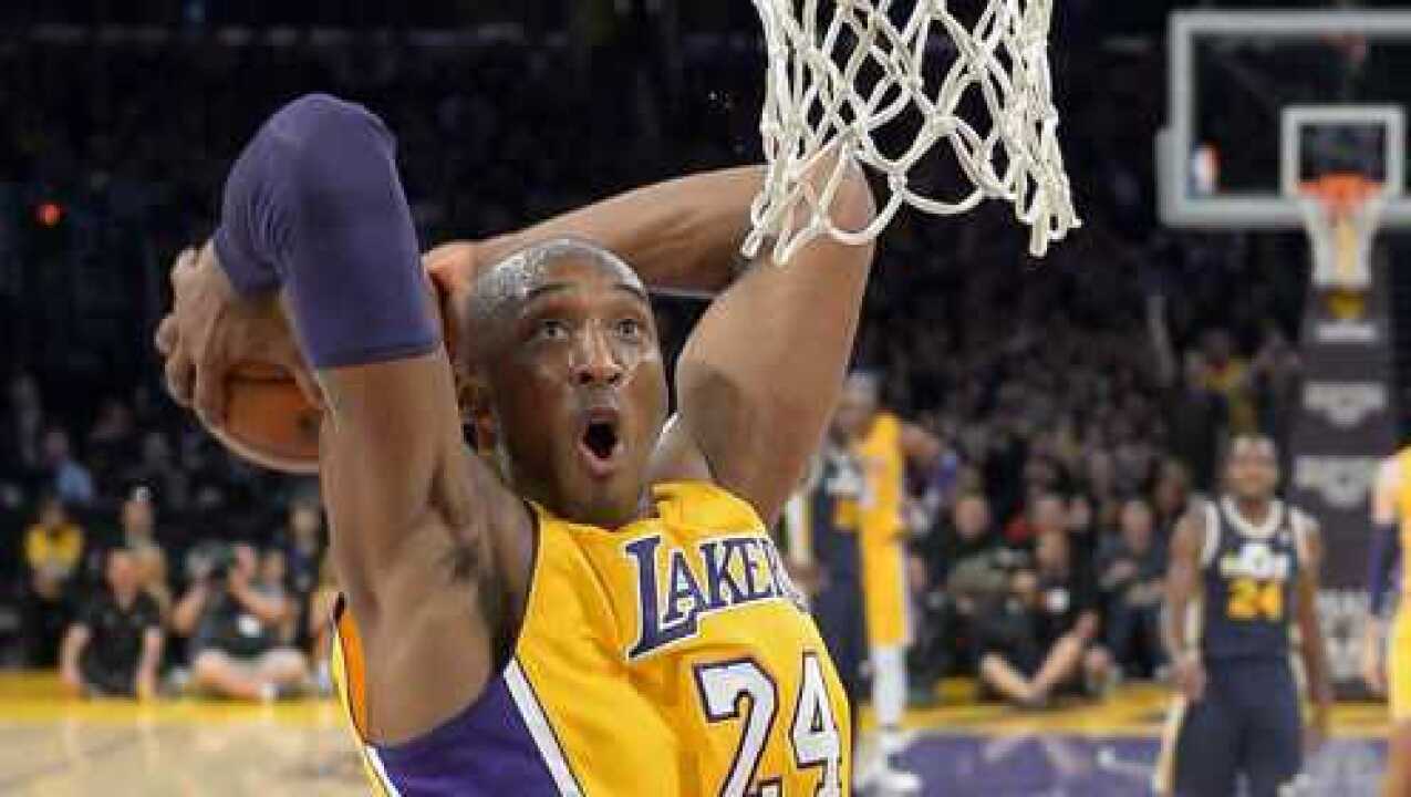 炸裂的黑曼巴科比生涯40大劲爆扣篮