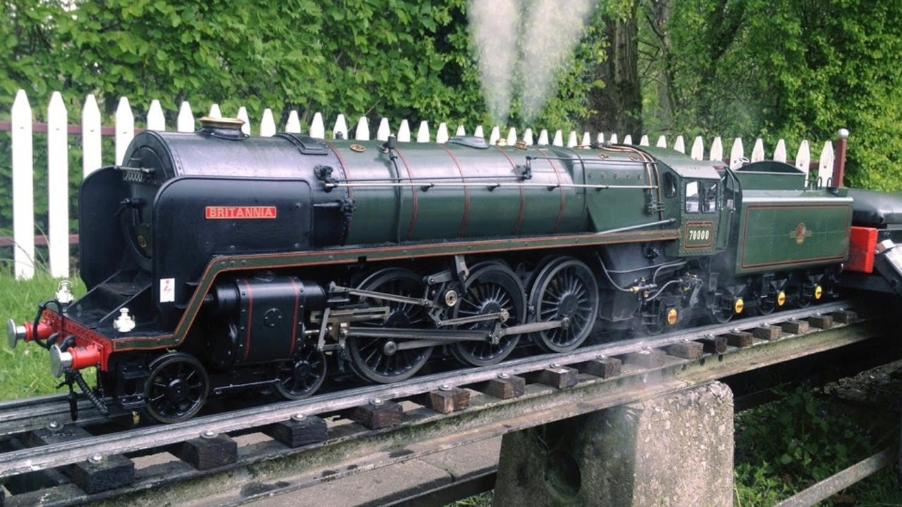 迷你蒸汽火车见过吗?很像玩具火车,但动力却超乎想象!