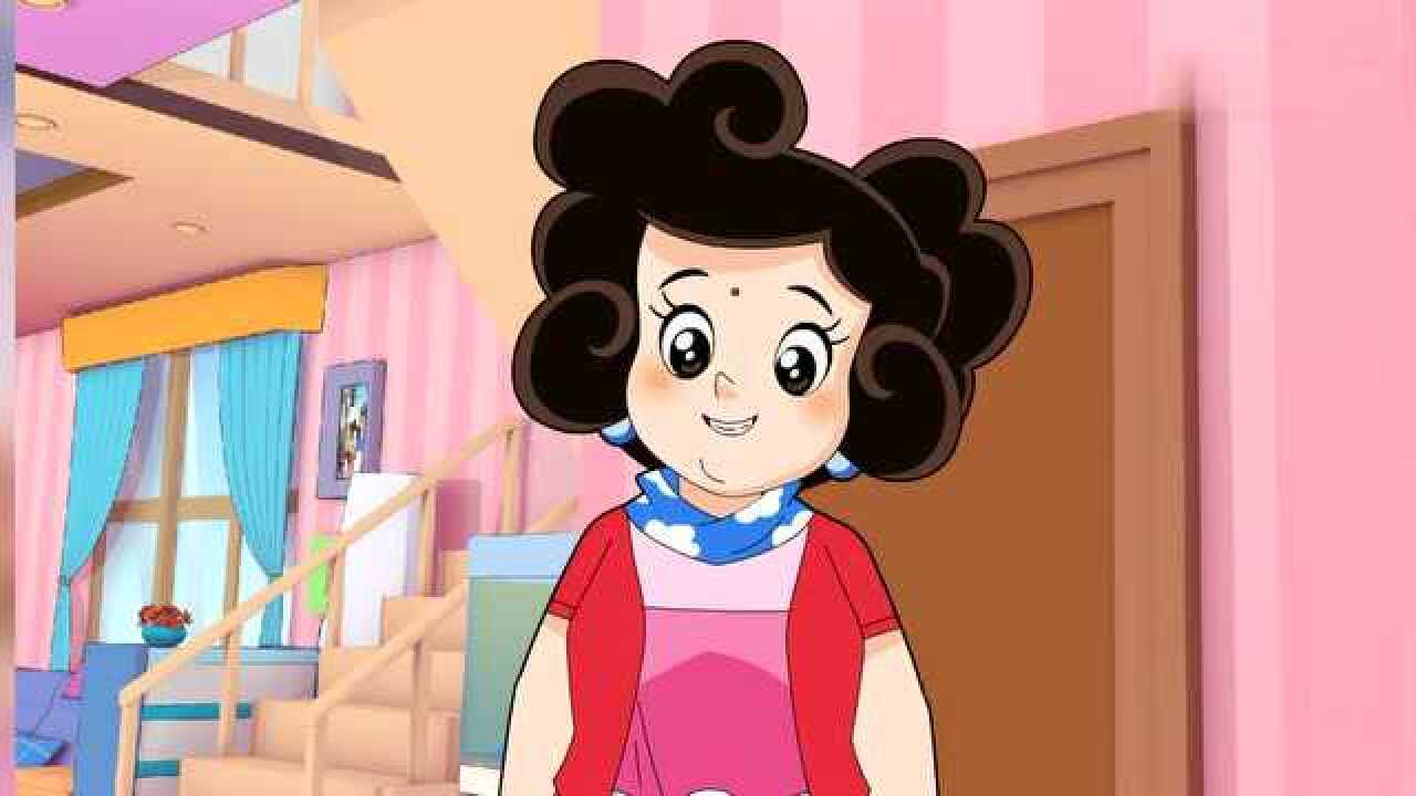 棉花糖觉得自己和云朵妈妈长得不像原来妈妈小时候和棉花糖一样