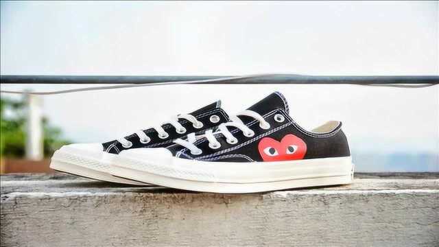 CDG PLAY x Converse First String 匡威川久保玲限量款 上脚