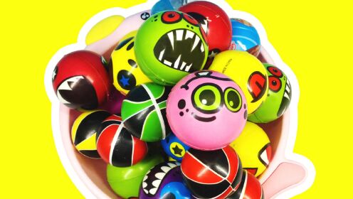 怪兽蛋搞笑表情包球球惊喜蛋藏巴斯光年趣味玩具拆蛋视频