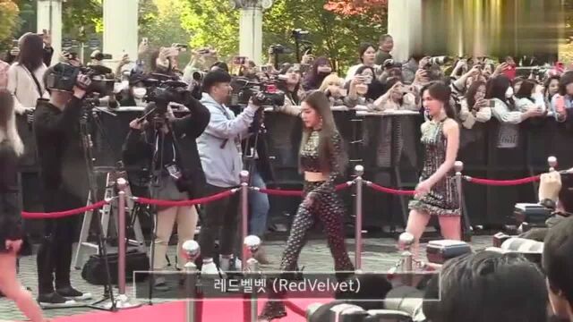 181024 RedVelvet 韩国大众文化艺术赏 红地毯