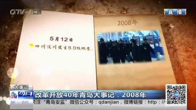 改革开放40年青岛大事记:2008年