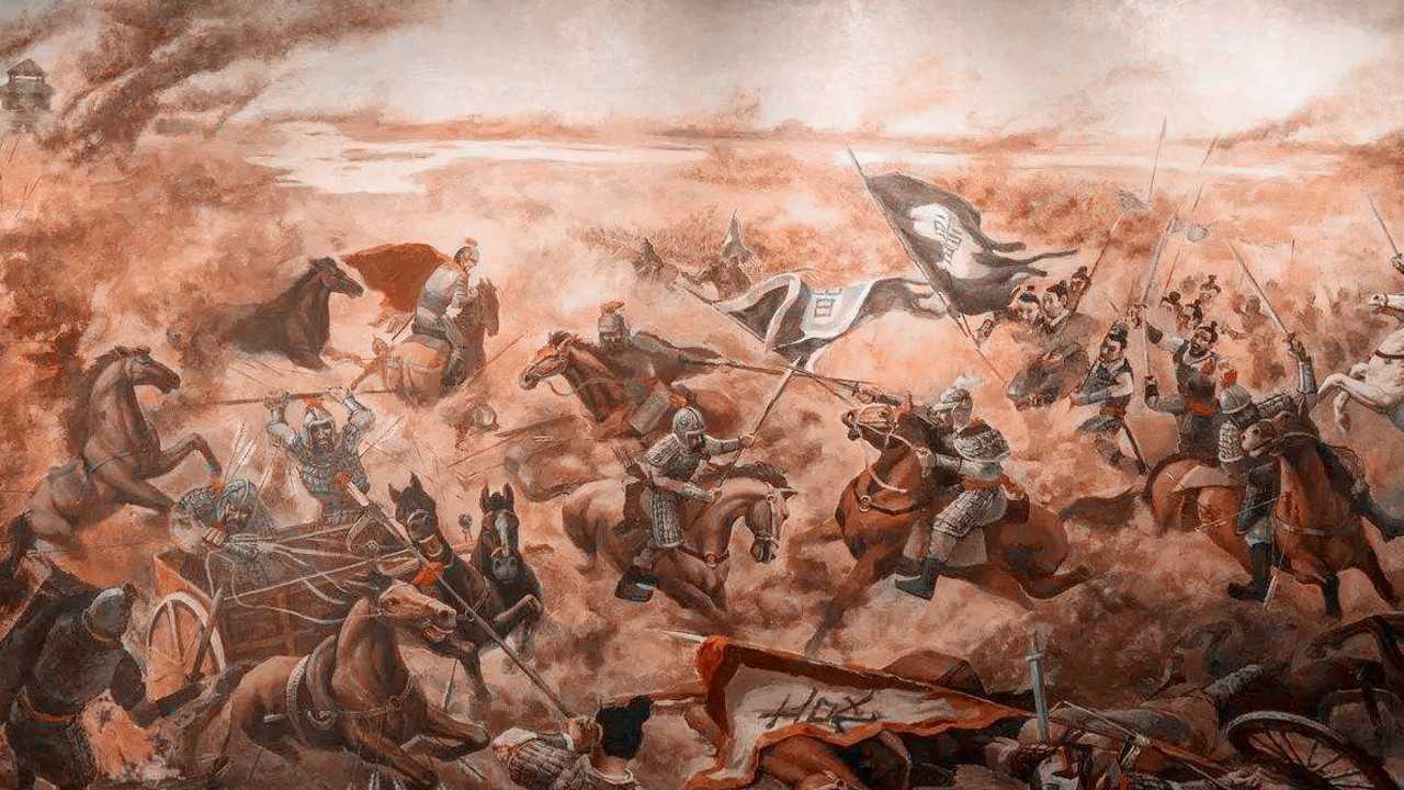 淝水之战,一场搞笑的战争,号称百万军队被数千骑兵冲散!
