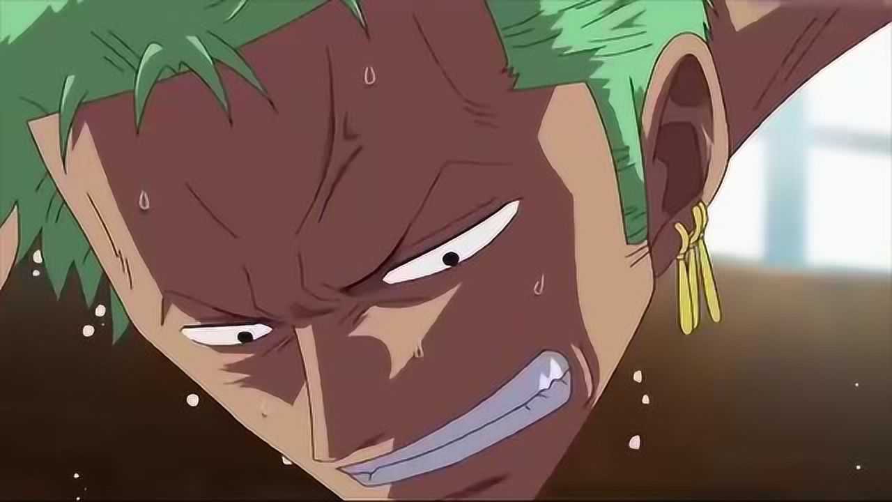 海贼王索隆又在锻炼身体了这杠铃也太大了吧这个杠铃太变态了