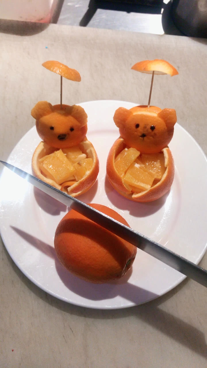 橙子的花式切法