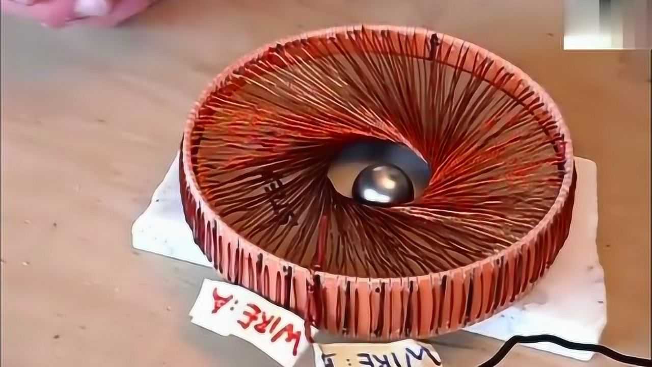 趣味实验:铁球"光速"转动!