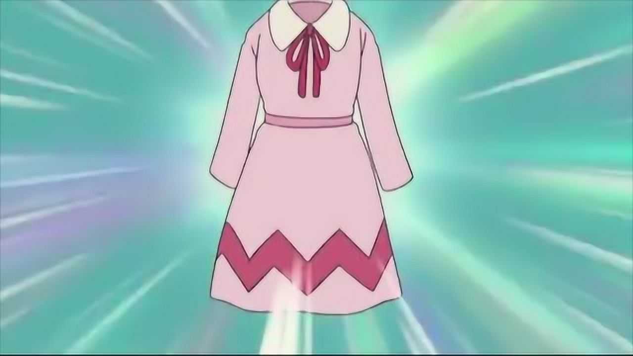 哆啦a梦大雄用胖虎的衣服为静香做了一条裙子