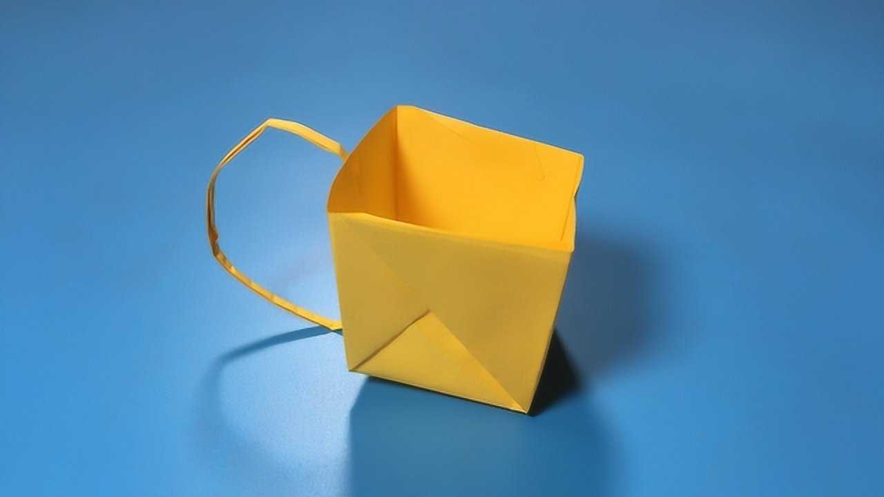 折纸课堂:折一个简单的水杯