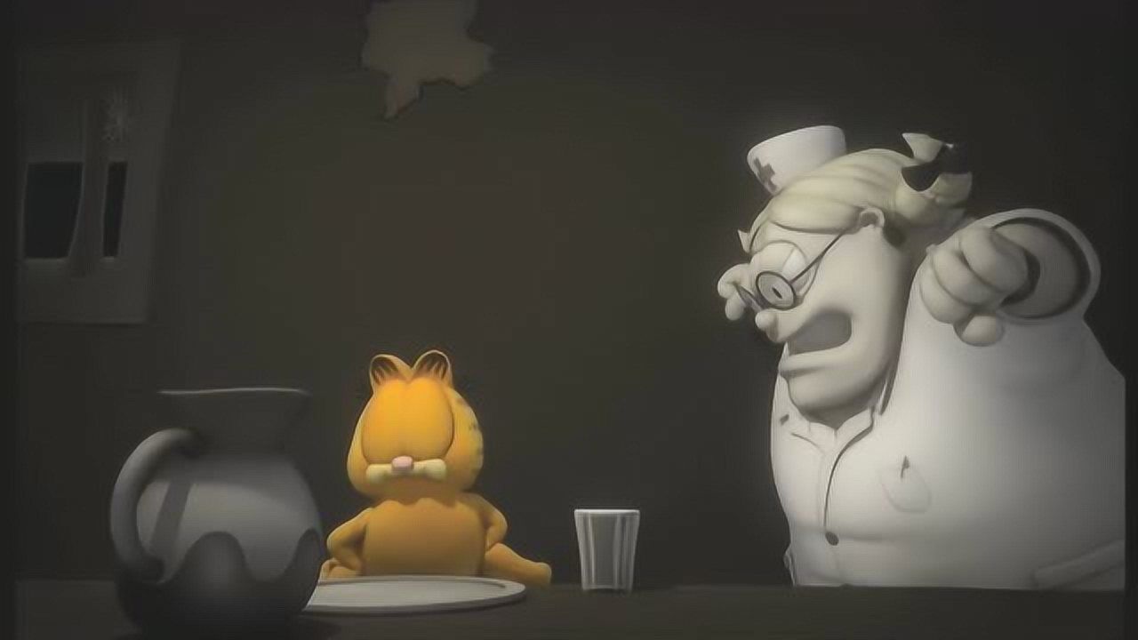 加菲猫: 加菲猫在减肥所的恐怖日子 他要减肥了_高清1080p在线观看