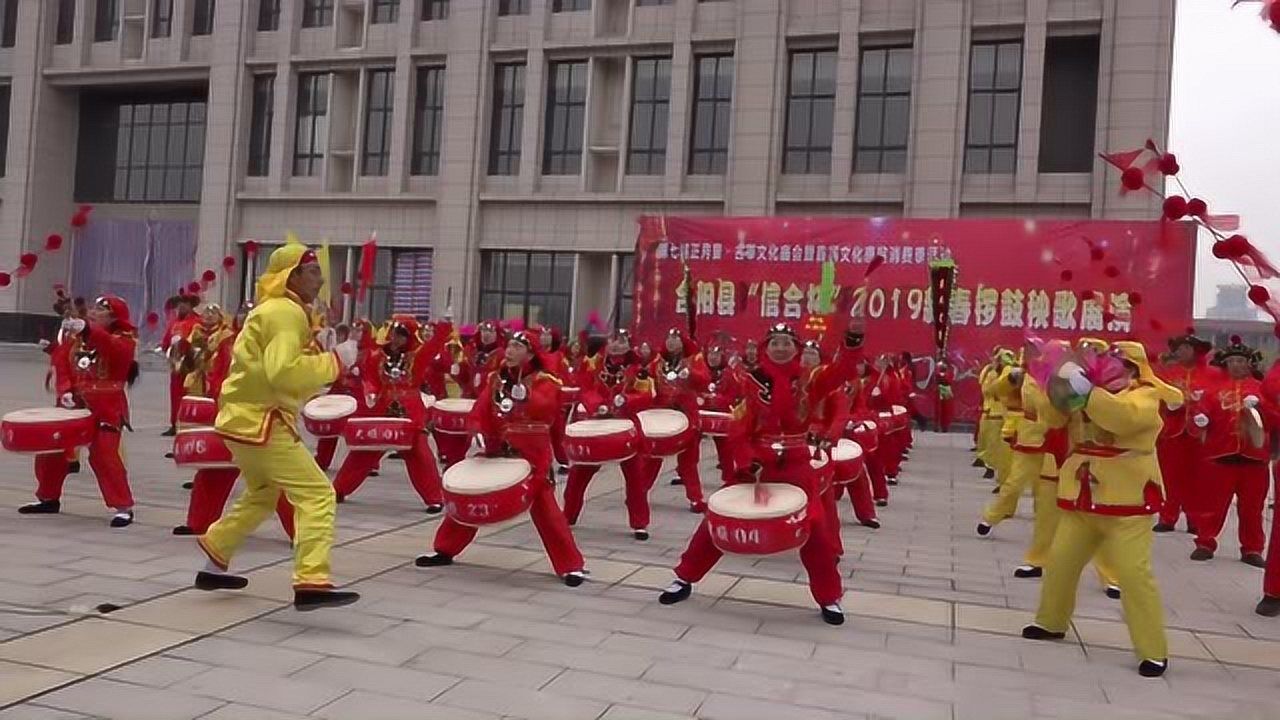 北顺村锣鼓秧歌齐上阵民俗表演贺新春