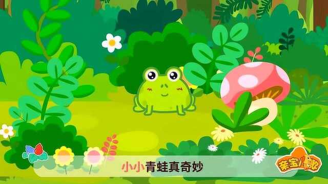 葫芦娃儿歌:小青蛙真神奇 脚一蹬来跳一跳