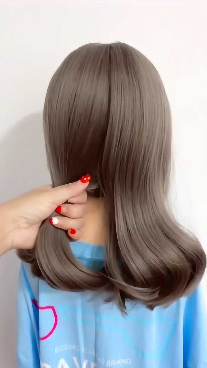 适合中长发美女的编发,既简单又好看,手残党必备的发型!