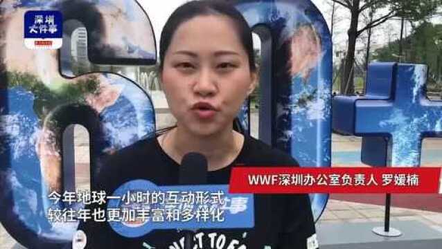 宋佳助力深圳“地球一小时”活动,号召各界关注海洋生物多样性