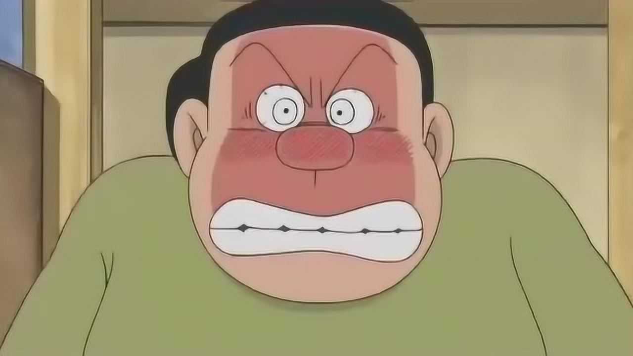 《哆啦a梦》胖虎不小心把书砸到妈妈脸上,这下惨了!