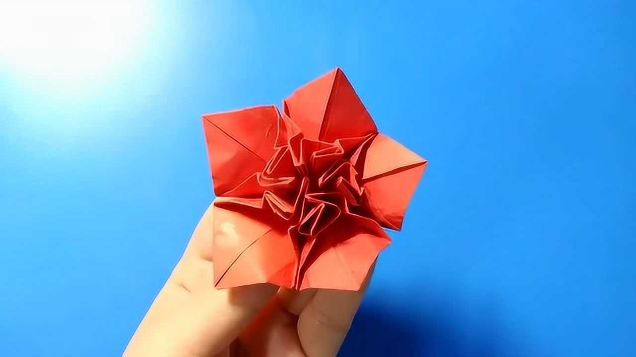 手工折纸教程:简单漂亮的杜鹃花,一起来折吧!