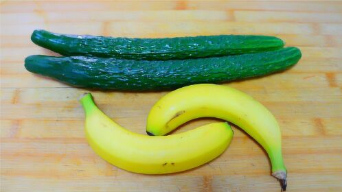 黄瓜加香蕉这种吃法火了,香脆爽口,排毒防便秘,越吃越苗条