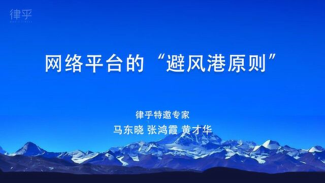 网络平台的法律责任与“避风港原则”