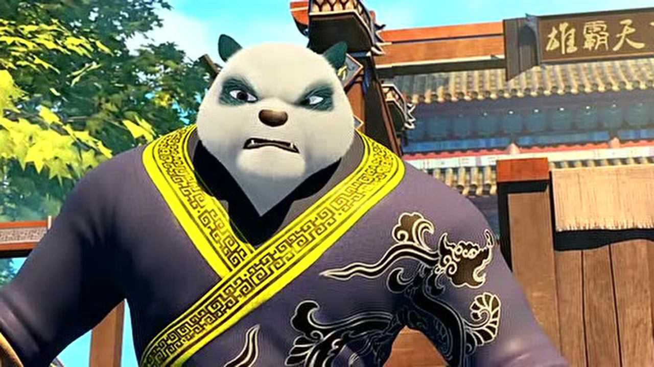 兔二从天而降,要把令牌交给牡丹.