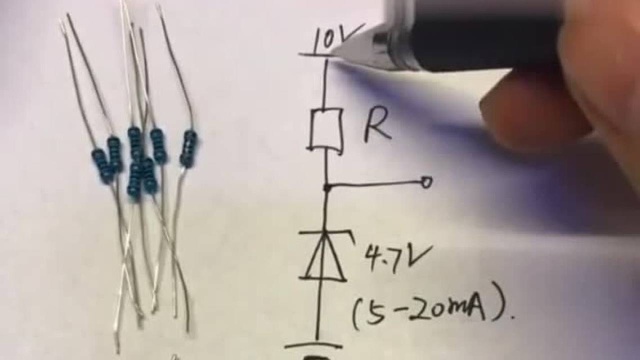 稳压二极管的应用场景,利用反向击穿的特性,输出毫安信号!