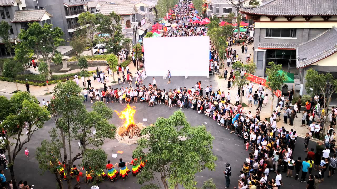 施甸契丹温泉古镇端阳花市2019侧记