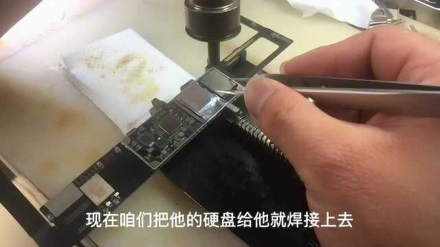 ipadmini4升级内存16G扩容128G简略过程