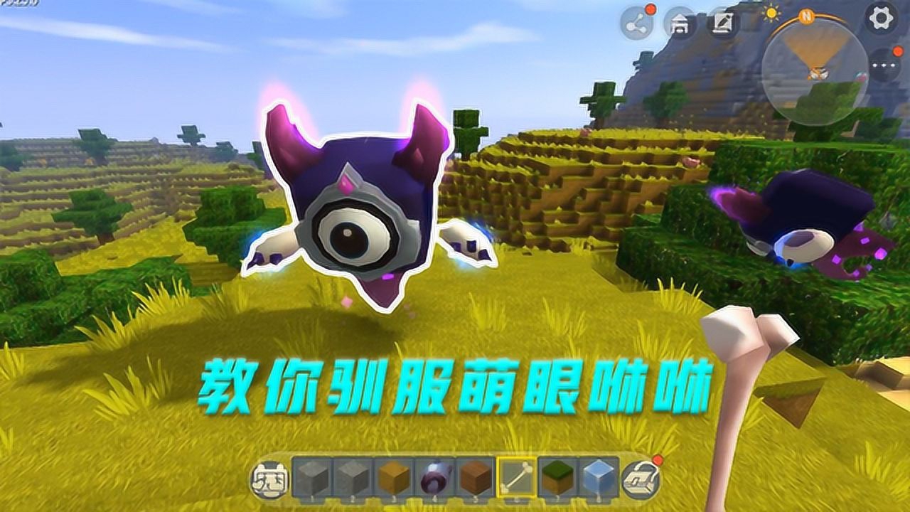 迷你世界教你驯服萌眼咻咻让它们都跟你走