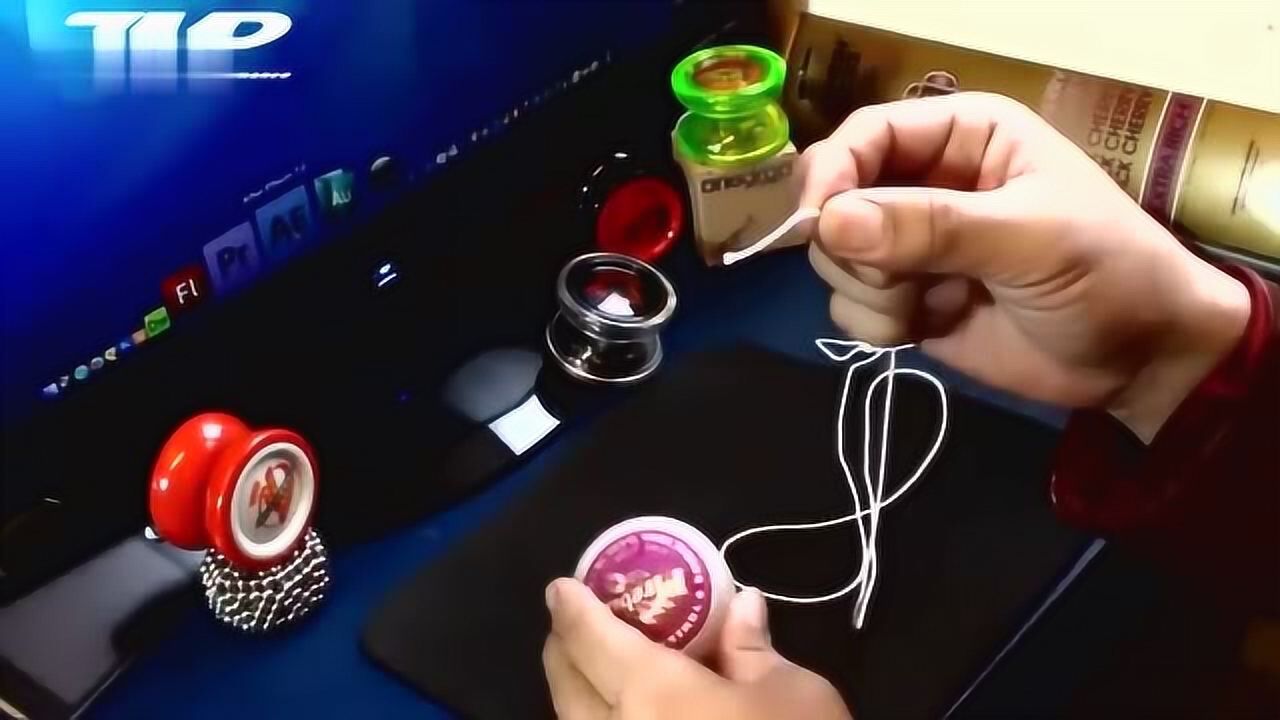 悠悠球怎么绑线来学习一下