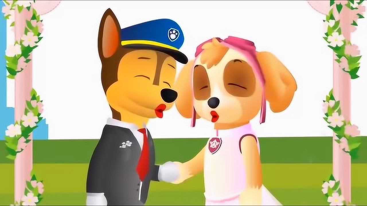 阿奇和天天的婚礼闹剧汪汪队立大功游戏