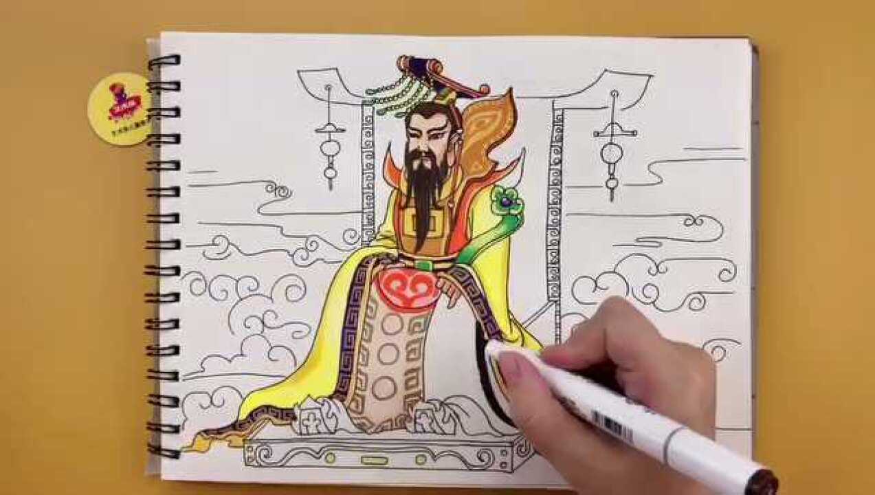 绘画-玉皇大帝
