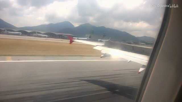 国泰港龙航空:A321 香港赤鱲角国际机场,着陆!