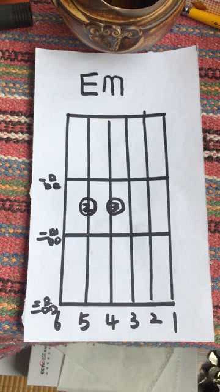 来学习em和弦