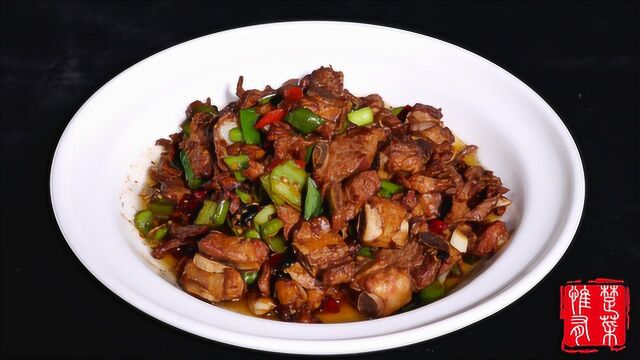 厨师长教你:“大炒排骨”的家常做法,鲜香下饭,口口是肉美食!