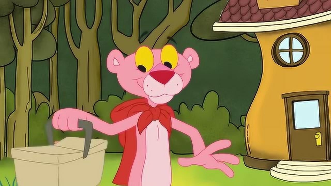 粉红豹搞笑动画:粉红豹要扮演小红帽的故事情节吗?