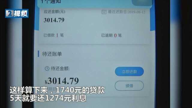 皇冠钱包APP 强制贷款 年化贷款利率竟达本金的53倍