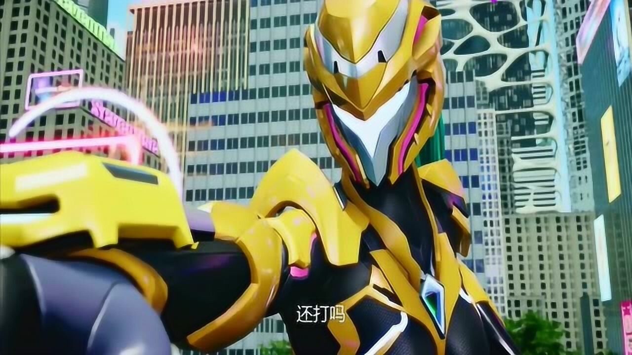 钢铁飞龙小星就是速度快一下子就追上了怪兽实力强劲