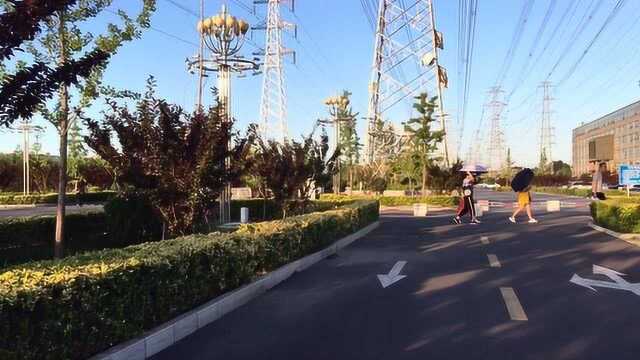 京城少有的大型建材市场四惠建材市场,拆迁后变成优美绿化带