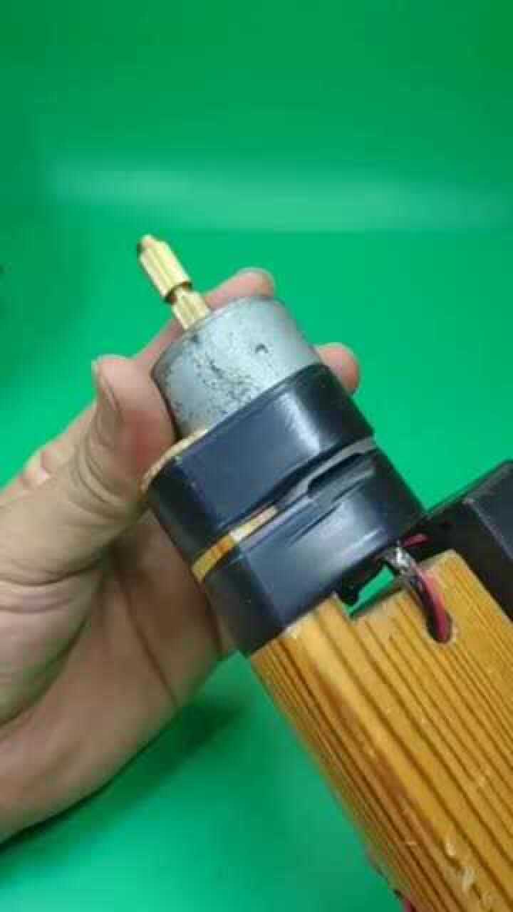 自制创意小手电钻,这造型有点能