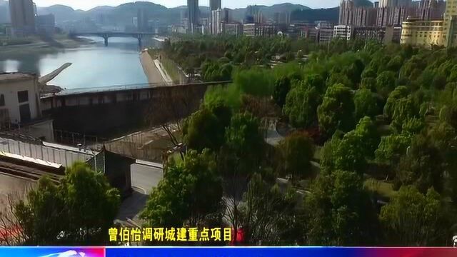 曾伯怡调研城建重点项目