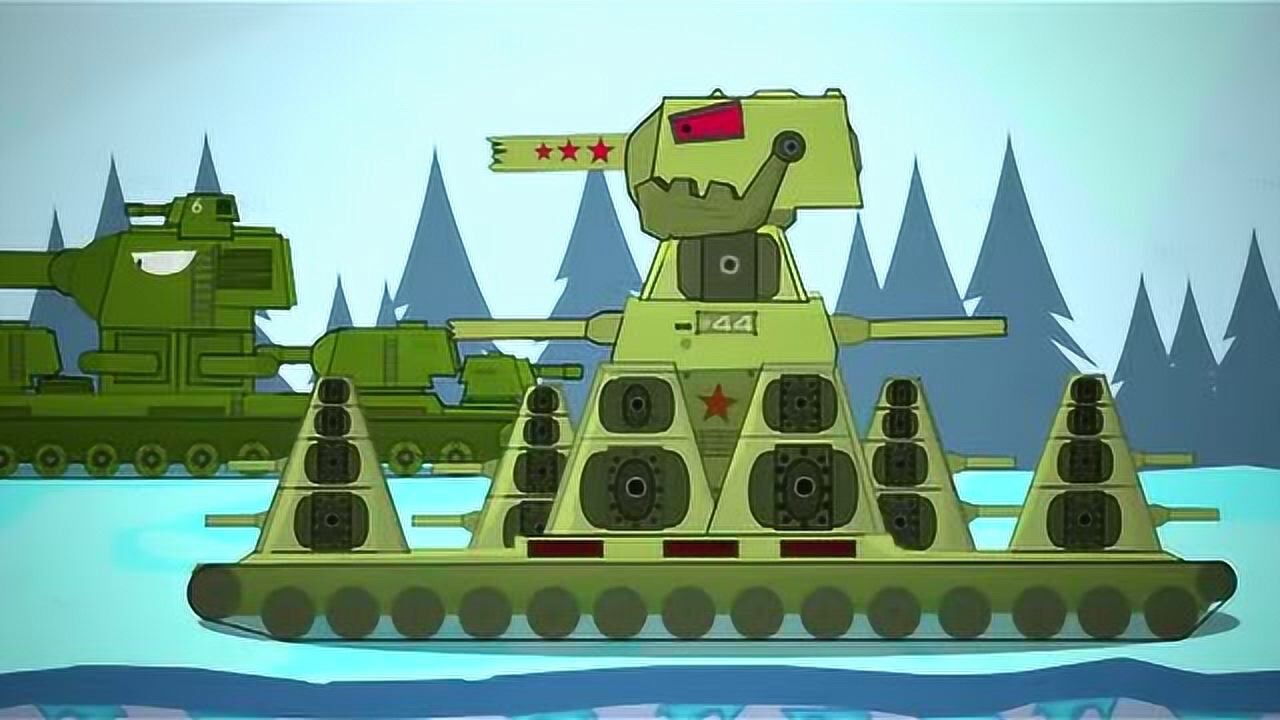 坦克动画:kb44传奇vs哈特