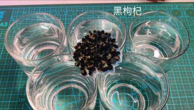 不同品牌的饮用水会有不同吗?黑枸杞放进去试试