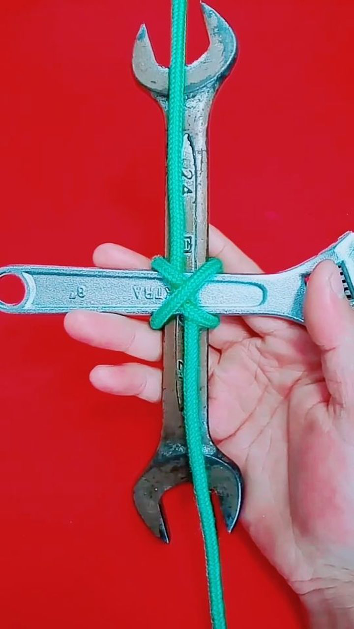 十字扣的正确打结方法!