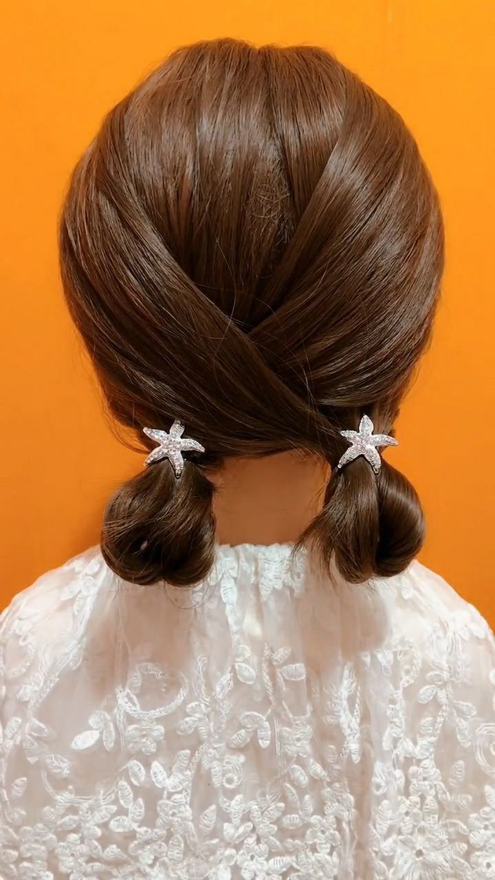 适合小孩子扎的头发宝妈们快点学起来